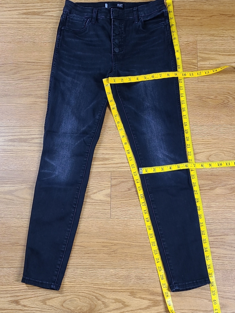 KUT FROM THE KLOTH MIA HIGH RISE FAB AB SKINNY 4x28 PRE-OWNED STRECH GIRLS JEANS